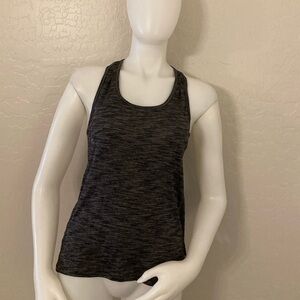 Lululemon Racerback Black/Gray Tank Size 6